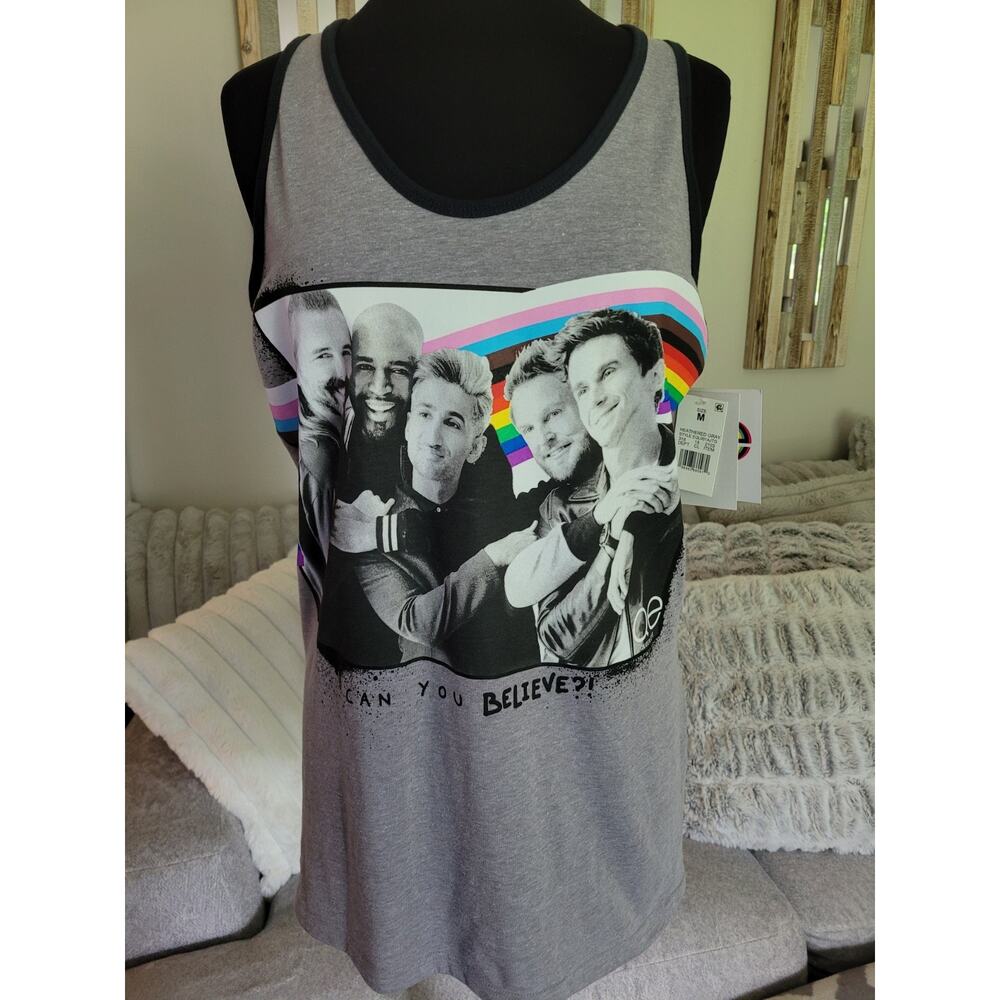 Queer Eye For The Straight Guy Tank Top Men's SZ M Unisex TV SERIES BRAVO PRIDE